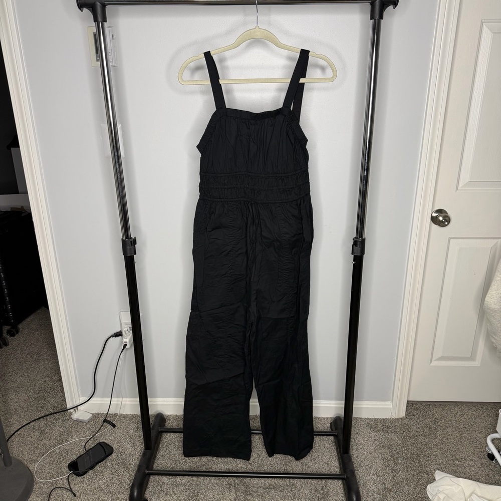 Universal Thread Black Gathered Detail Jumpsuit